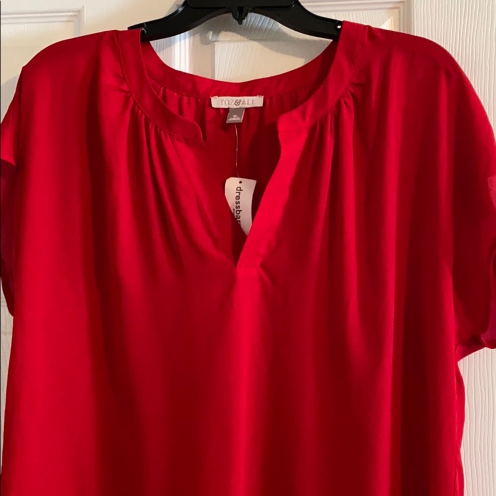 Dress barn red top